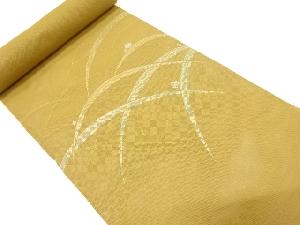 アンティーク　紗　露芝模様織り出し　名古屋帯地反物